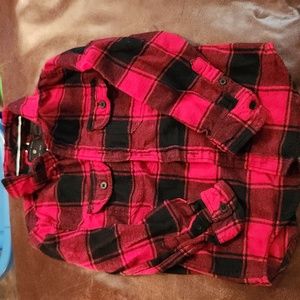 Cactus boys size 5/6 flannel